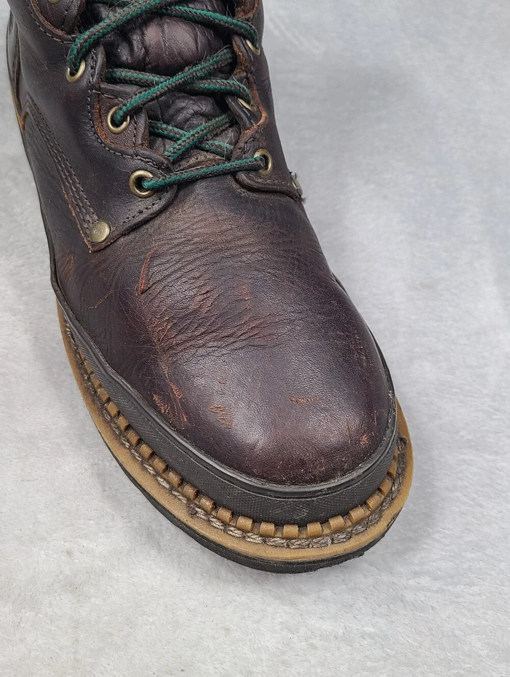 Georgia Boot Men's Work Boots Size 12 M Brown Leather 8